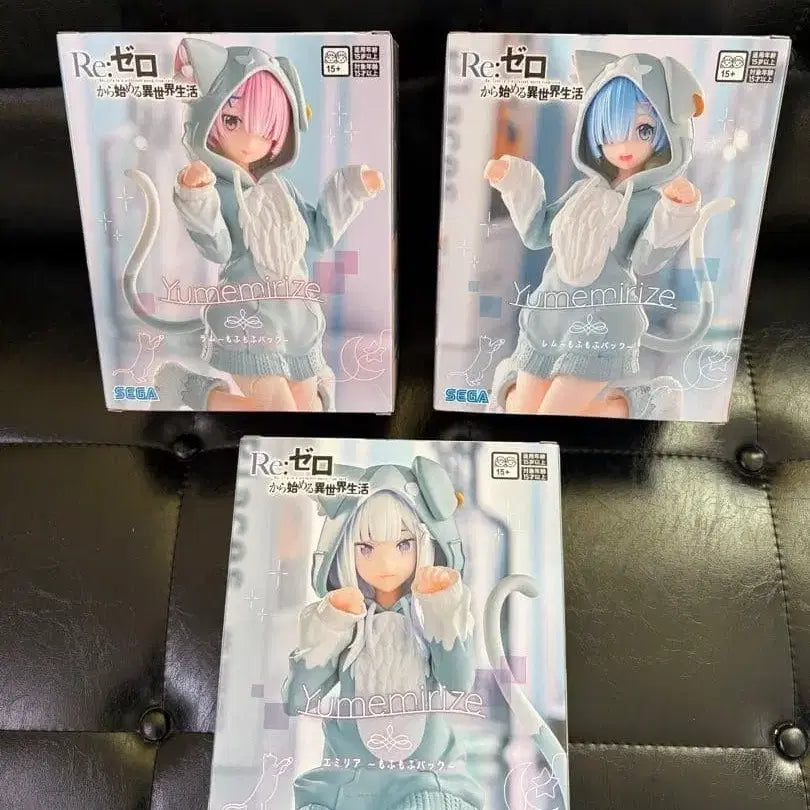 [BUNJANG] Re:Zero Yumemirise Rem, Ram, Emilia Figure Set / (새상품)(최저가) 리제로 유메미라이즈 렘,람,에밀리아 피규어 세트