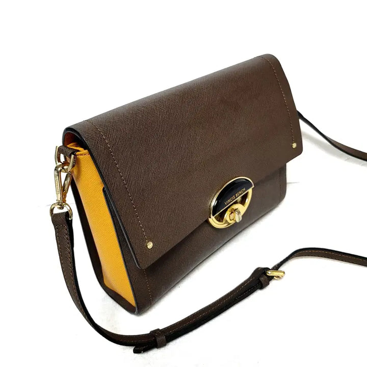 [BUNJANG] Vincis Bench Genuine Leather Crossbody Bag / 정품)빈치스벤치 가방(소가죽 크로스백)