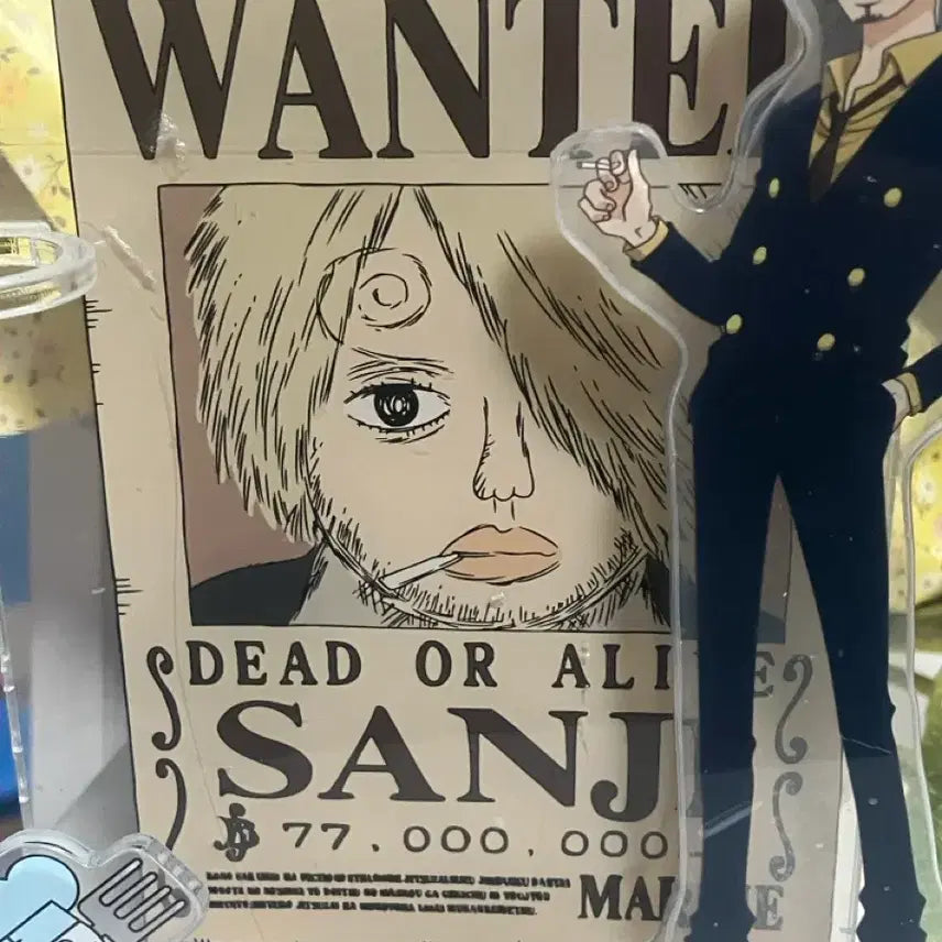 [BUNJANG] One Piece Sanji Giyoungi Collaboration Acrylic Stand / 원피스 상디 기영이 콜라보 아크릴 스탠드