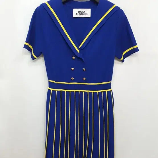 [BUNJANG] Lucky Chouette Sailor Dress Size 36 / 럭키슈에뜨 세일러 원피스 36
