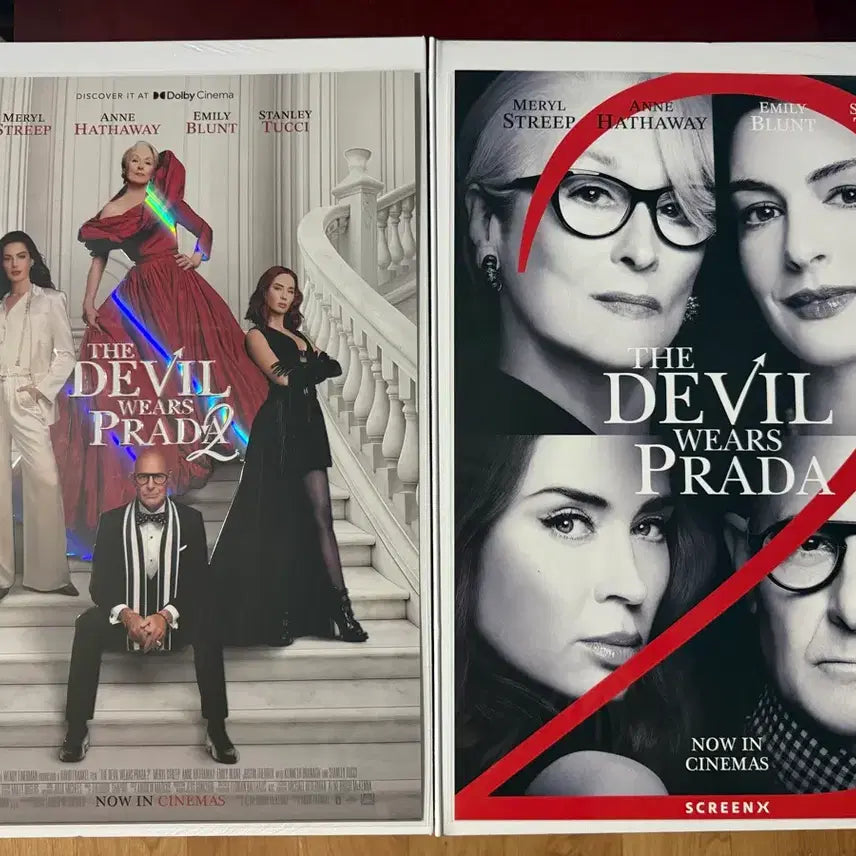 [BUNJANG] The Devil Wears Prada 2 Movie Poster Set / <악마는 프라다를 입는다2 >포스터 2장 일괄