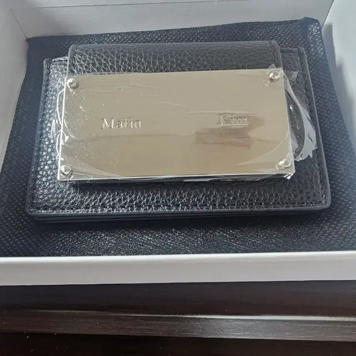 [BUNJANG] Matin Kim Black Bifold Wallet Full Set / 마뗑킴 블랙 지갑 풀세트