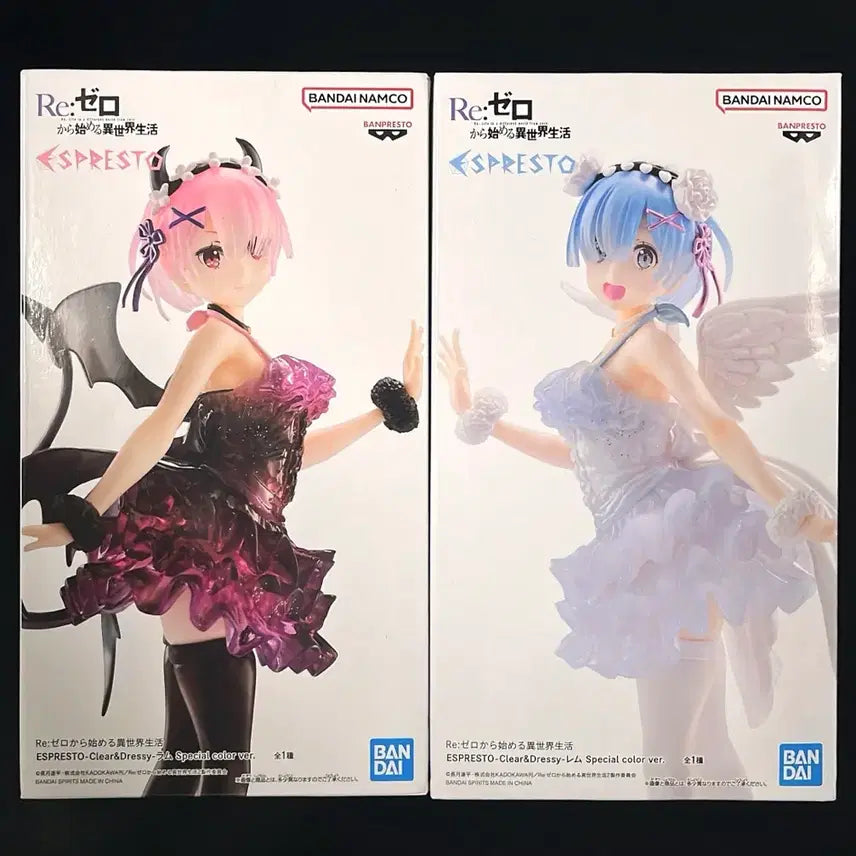 [BUNJANG] Banpresto Re:Zero Ram &amp; Rem ESPRESTO Special Color Ver. Figure / 반프레스토 ESPRESTO 리제로 렘&amp;람 피규어