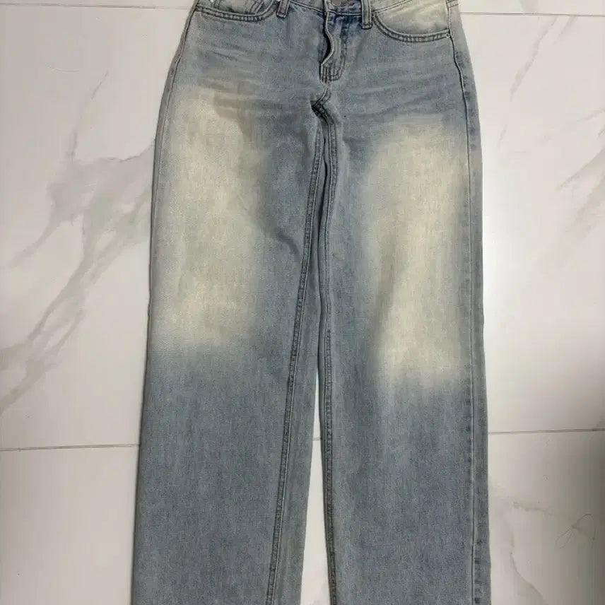 [BUNJANG] Glecier Krystal Clean Straight Low Jeans, L / 클리시어 Krystal Clean Straight Low Jeans, L