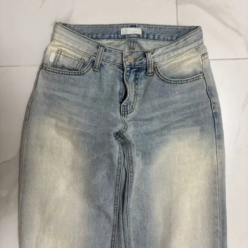 [BUNJANG] Glecier Krystal Clean Straight Low Jeans, L / 클리시어 Krystal Clean Straight Low Jeans, L