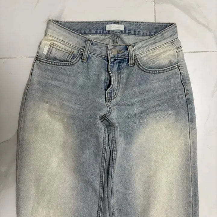 [BUNJANG] Glecier Krystal Clean Straight Low Jeans, L / 클리시어 Krystal Clean Straight Low Jeans, L