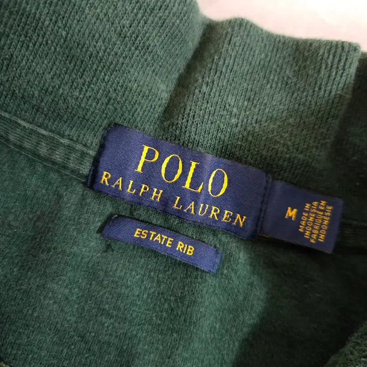 [BUNJANG] Polo Ralph Lauren Green Half-Zip Sweatshirt / 폴로 랄프로렌 하프집업 그린