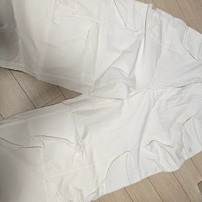 [BUNJANG] Entire Studio Gocar Cargo Pants White L / 엔타이어 스튜디오 gocar 카고 팬츠 화이트 L
