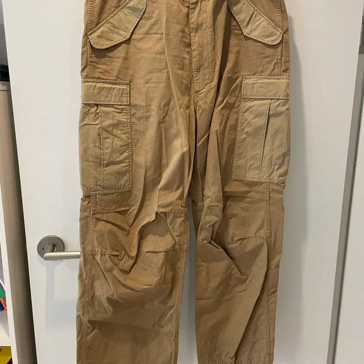 [BUNJANG] nanamica Cargo Pants Beige Ripstop Size 36 / [36] 나나미카 카고팬츠