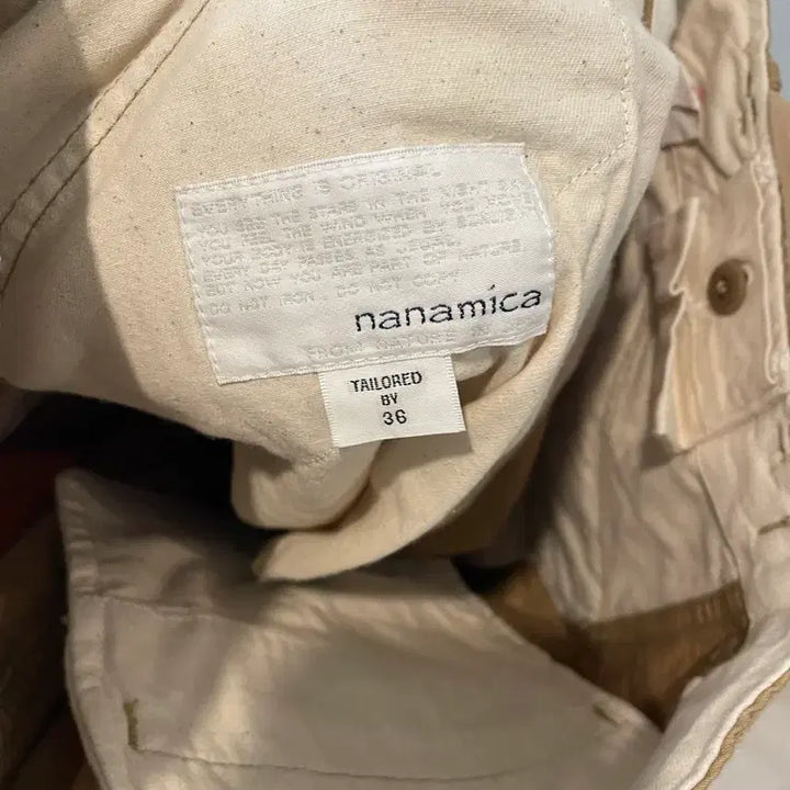 [BUNJANG] nanamica Cargo Pants Beige Ripstop Size 36 / [36] 나나미카 카고팬츠