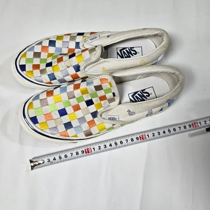 [BUNJANG] Vans Slip-On Checkerboard Multi-Color / 반스 슬립온 체크 멀티컬러