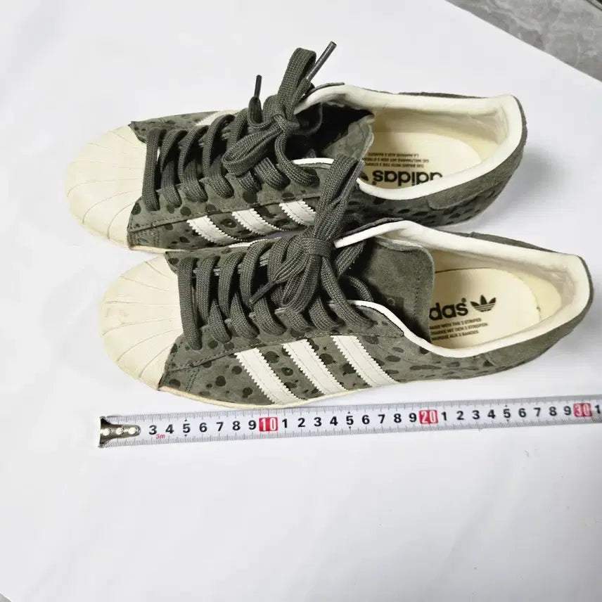 [BUNJANG] Adidas Superstar Suede Khaki / 아디다스 슈퍼스타 스웨이드 카키