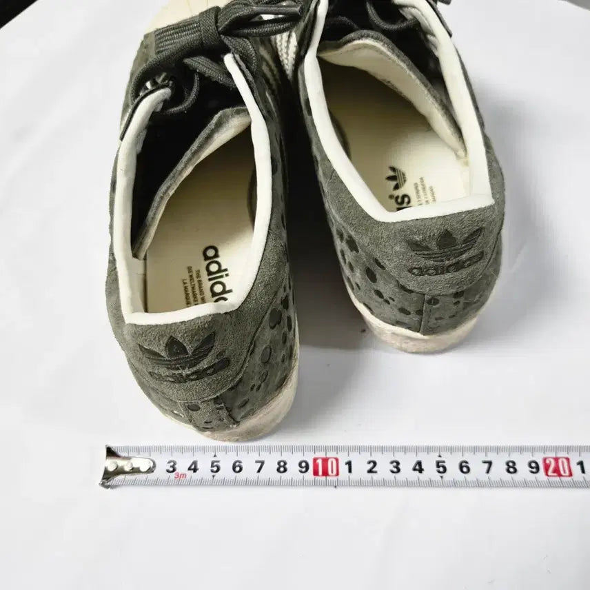 [BUNJANG] Adidas Superstar Suede Khaki / 아디다스 슈퍼스타 스웨이드 카키