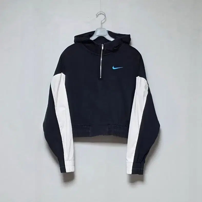 [BUNJANG] Nike Icon Clash Quarter Zip Cropped Hoodie - Size M / [M90]나이키 후드티/크롭티