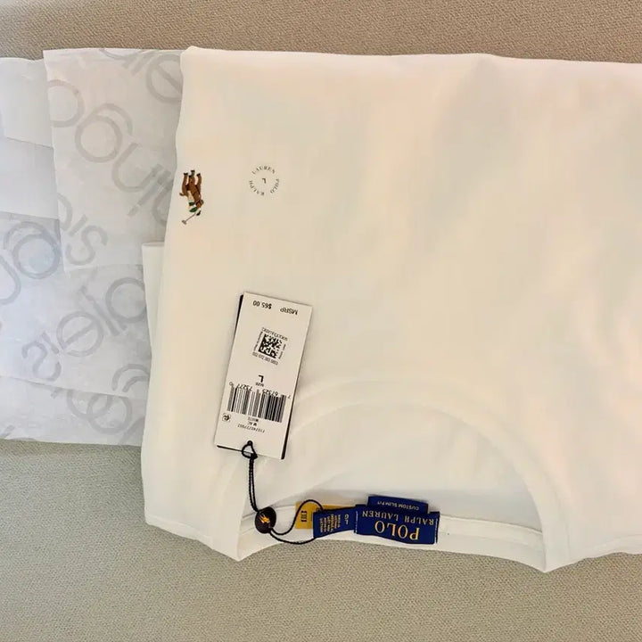 [BUNJANG] Polo Ralph Lauren White Custom Slim Fit T-Shirt L / 폴로 랄프로렌 화이트 티셔츠 L