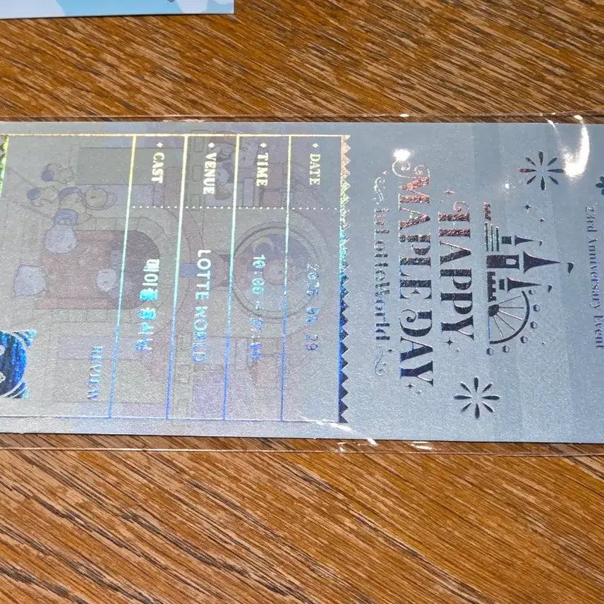 [BUNJANG] MapleStory Lotte World Ticket Welcome Goods Set / 메이플스토리 롯데월드 티켓 웰컴 굿즈