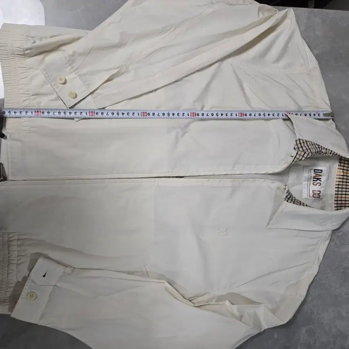 [BUNJANG] Daks Ivory Bomber Jacket / 닥스 아이보리 봄버 자켓
