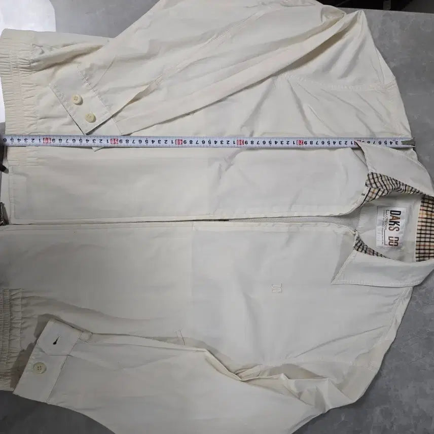 [BUNJANG] Daks Ivory Bomber Jacket / 닥스 아이보리 봄버 자켓