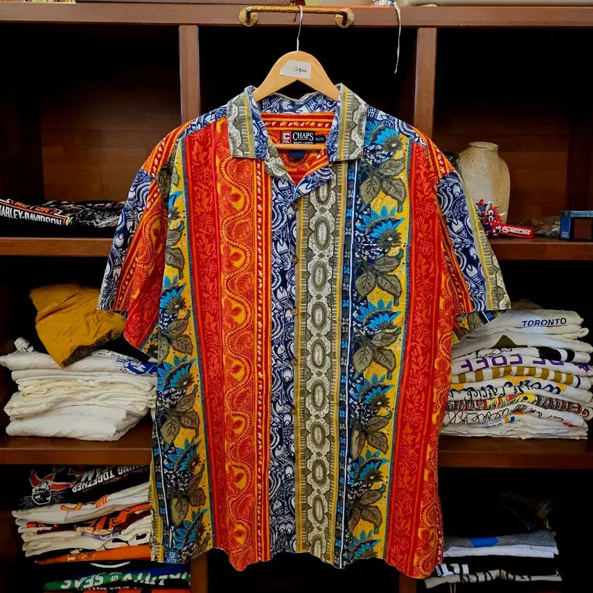 [BUNJANG] CHAPS Ralph Lauren Patterned Shirt XL / CHAPS Ralph Lauren 패턴 셔츠 XL