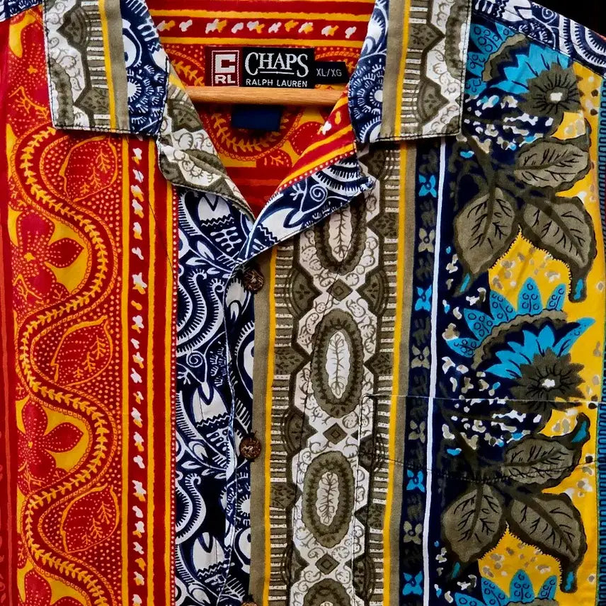 [BUNJANG] CHAPS Ralph Lauren Patterned Shirt XL / CHAPS Ralph Lauren 패턴 셔츠 XL