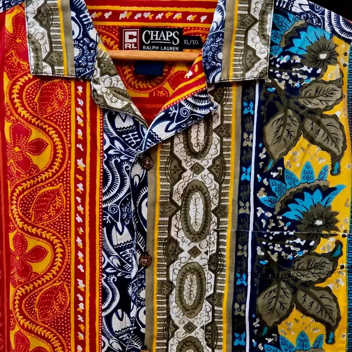 [BUNJANG] CHAPS Ralph Lauren Patterned Shirt XL / CHAPS Ralph Lauren 패턴 셔츠 XL