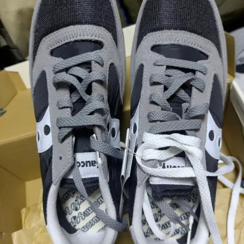 [BUNJANG] Saucony Jazz Original Vintage Grey Black Sneakers / 써코니 재즈 오리지날 빈티지 그레이 블랙 saucony jazz 서코니
