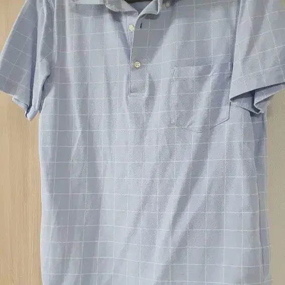 [BUNJANG] Uniqlo Short Sleeve Checked Polo Shirt / 유니클로 반팔 체크 폴로 셔츠