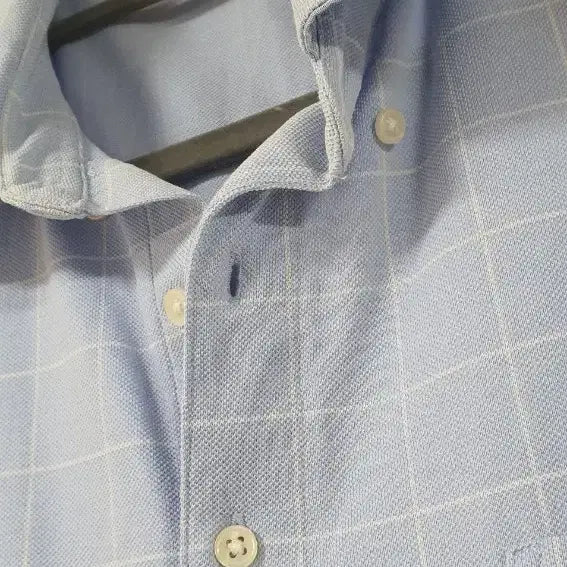 [BUNJANG] Uniqlo Short Sleeve Checked Polo Shirt / 유니클로 반팔 체크 폴로 셔츠