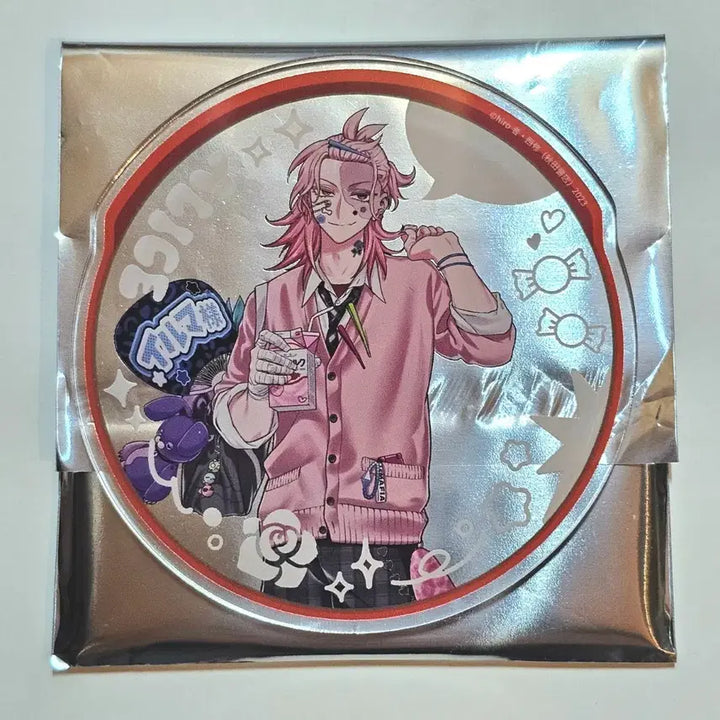 [BUNJANG] Mafia Inc. Collab. Favoriteria Acrylic Coaster - Asmodeus Aris / 악입문 마피아 favoteria 콜라보 아크릴코스터 아스모데우스 아리스