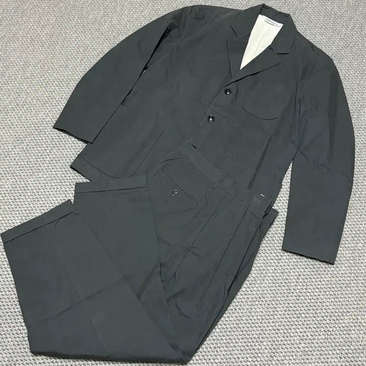 [BUNJANG] Uniform Bridge Cotton Nylon Dark Gray Setup M / 유니폼브릿지 코튼 나일론 다크그레이 셋업 M