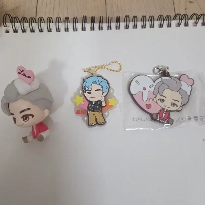 [BUNJANG] BTS TinyTan RM Figure Keyring Bundle Set / BTS Tiny Tan 정품  RM키링 세트 일괄