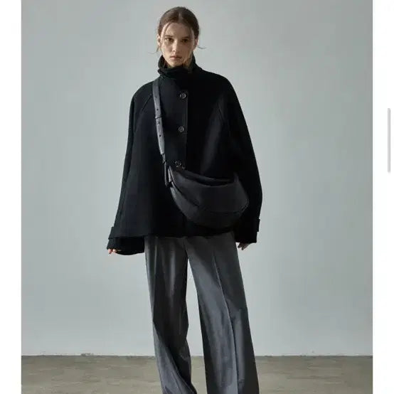[BUNJANG] Facade Pattern Steve Bag Black / 파사드패턴 스티브백 블랙