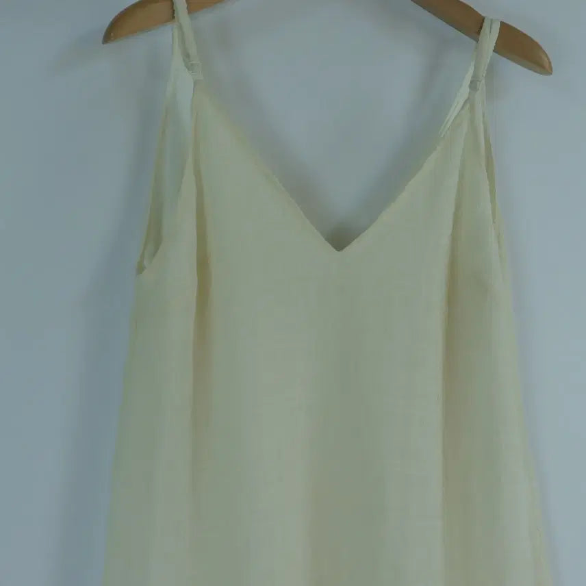 [BUNJANG] Maje Ivory Tiered Long Dress - Size 38 / 마쥬 maje 정품 아이보리 민소매 티어드 롱 원피스 38