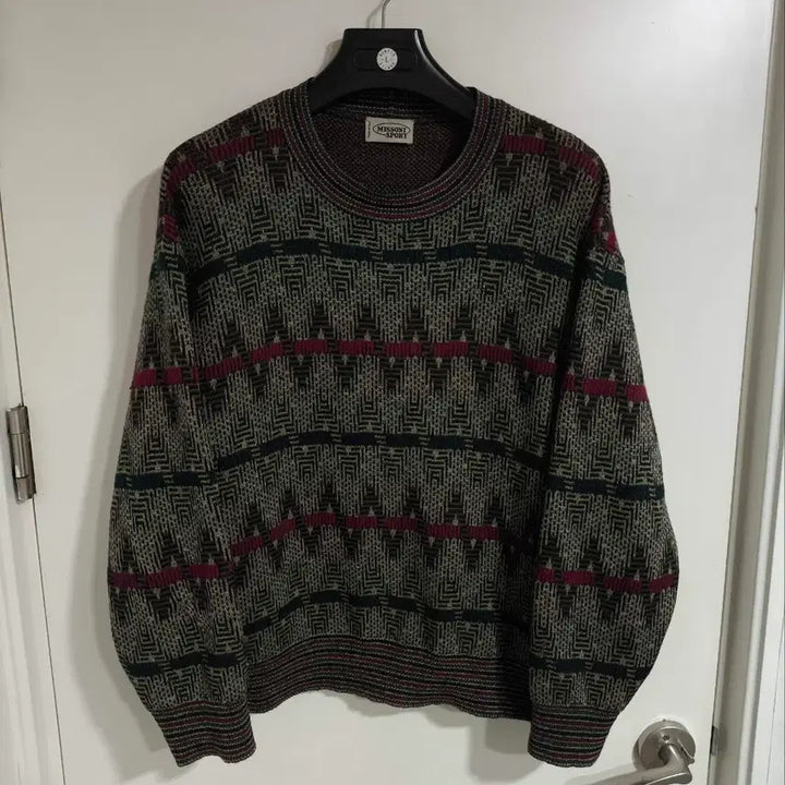 [BUNJANG] Missoni Italian Geometric Jacquard Knit / 미쏘니 이태리 기하학 자카드 니트