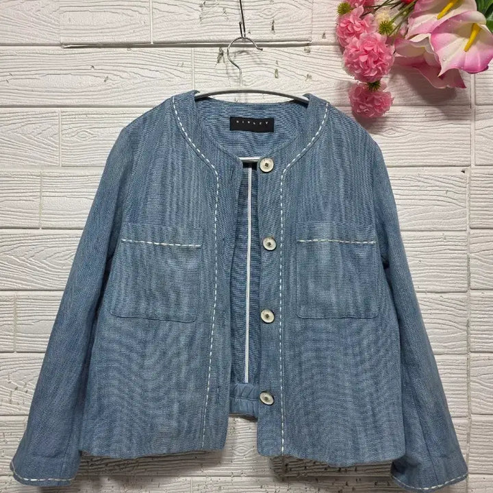 [BUNJANG] Sissley 2022 Mahong Blend Jacket Size 42 (55-77) / 2022년 시슬리 마혼방 자켓 42(55ㅡ77)