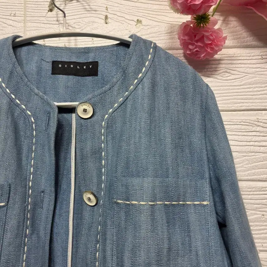 [BUNJANG] Sissley 2022 Mahong Blend Jacket Size 42 (55-77) / 2022년 시슬리 마혼방 자켓 42(55ㅡ77)
