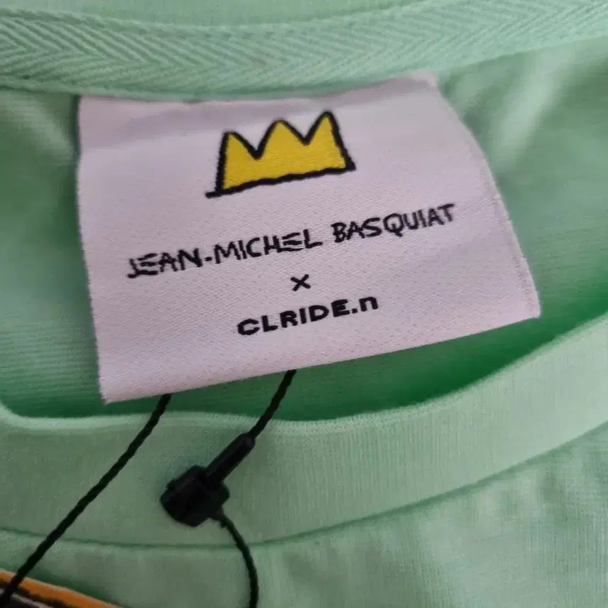[BUNJANG] Jean-Michel Basquiat Oversized Short-Sleeve T-Shirt Mint / JEAN-MICHEL BASQUIAT 반팔 티셔츠 민트