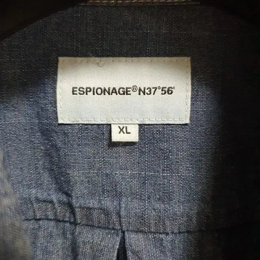 [BUNJANG] Espionage Chambray Work Shirt Denim Shirt XL / 새상품급 에스피오나지 샴브레이 워크셔츠 데님셔츠 xl