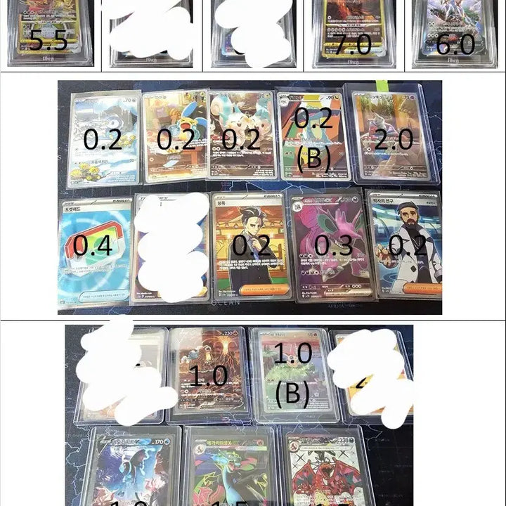 [BUNJANG] Pokemon TCG Single Cards for Sale / 포켓몬카드 등급 및 싱글판매