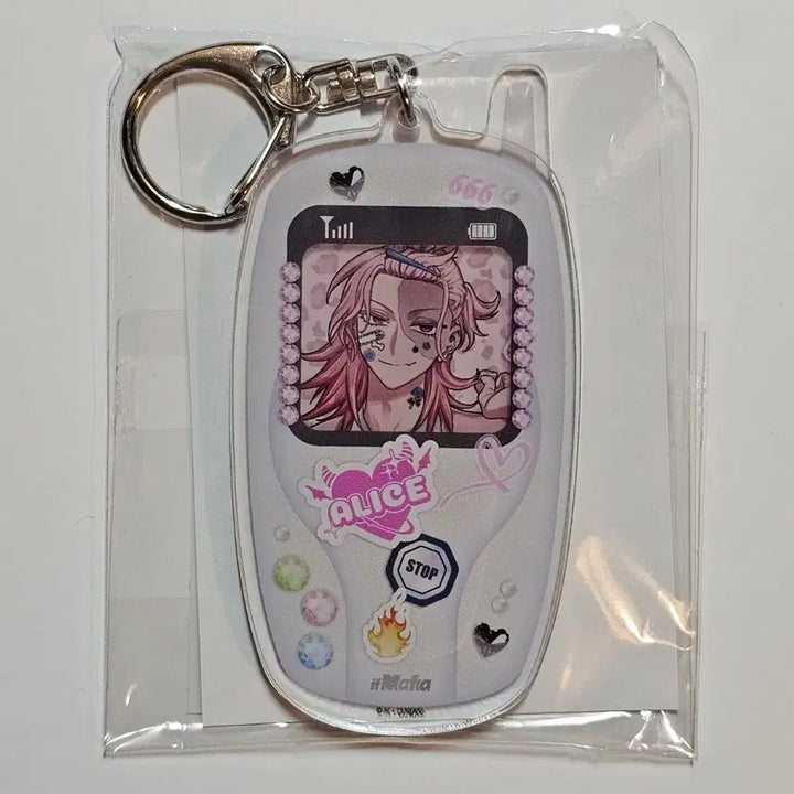 [BUNJANG] Mafia Investigate Collaborator Aris Acrylic Keyring Holder / 악입문 마피아 favoteria 콜라보 아크릴 키링 키홀더 아리스