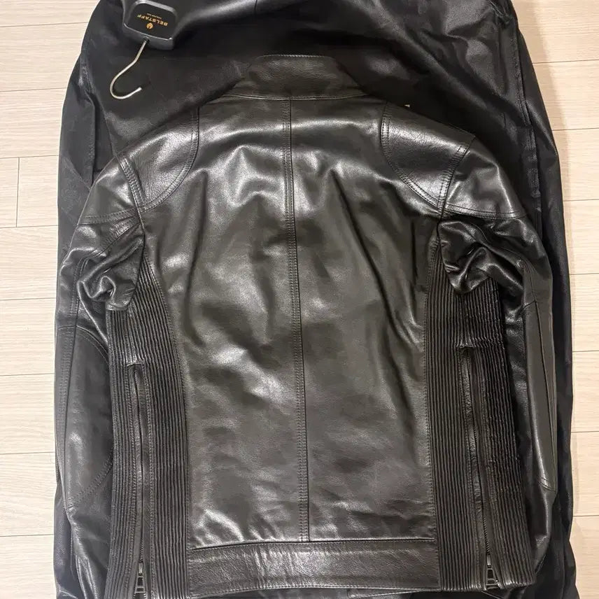 [BUNJANG] Belstaff Gangster Black Leather Jacket / (44size) 벨스타프 갱스터 블랙 최신판 가죽자켓