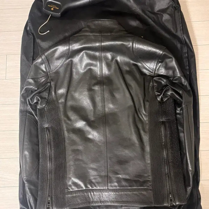 [BUNJANG] Belstaff Gangster Black Leather Jacket / (44size) 벨스타프 갱스터 블랙 최신판 가죽자켓