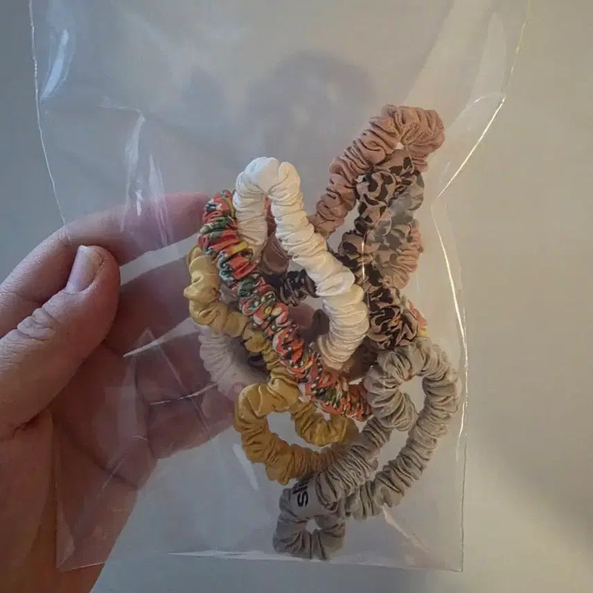 [BUNJANG] Slip Hair Ties (6-Piece Bundle) / slip 슬립스키니제니머리끈6 개 일괄