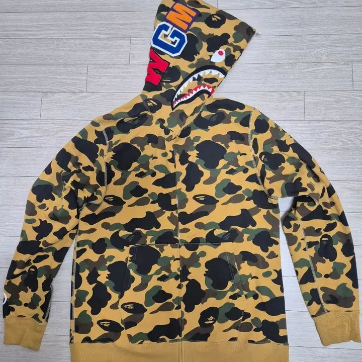 [BUNJANG] BAPE Shark Full Zip Hoodie 2XL / 베이프 황계 후드집업2xl