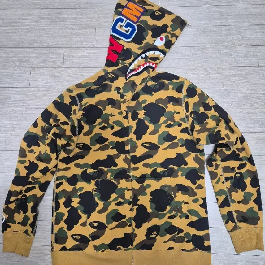 [BUNJANG] BAPE Shark Full Zip Hoodie 2XL / 베이프 황계 후드집업2xl