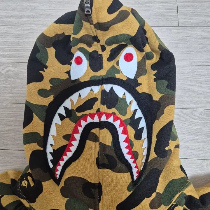 [BUNJANG] BAPE Shark Full Zip Hoodie 2XL / 베이프 황계 후드집업2xl