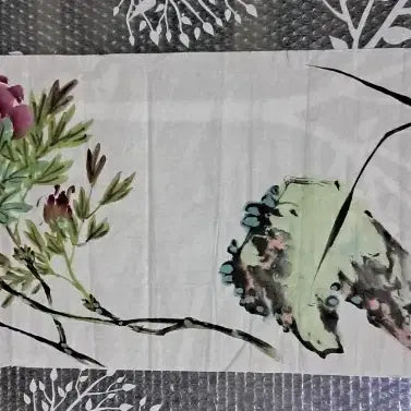 [BUNJANG] Oriental Painting: Peony, Gwaeseok, and Orchid / 동양화 모란 괴석 난초도
