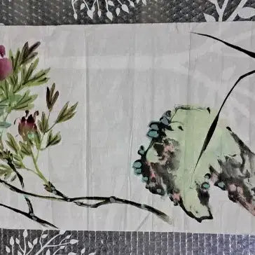 [BUNJANG] Oriental Painting: Peony, Gwaeseok, and Orchid / 동양화 모란 괴석 난초도