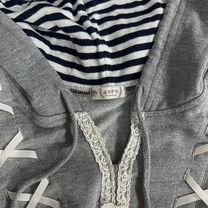 [BUNJANG] AXISFARM Rabbit Grey Hooded Dress / 엑시즈팜 토끼 그레이 후드 원피스