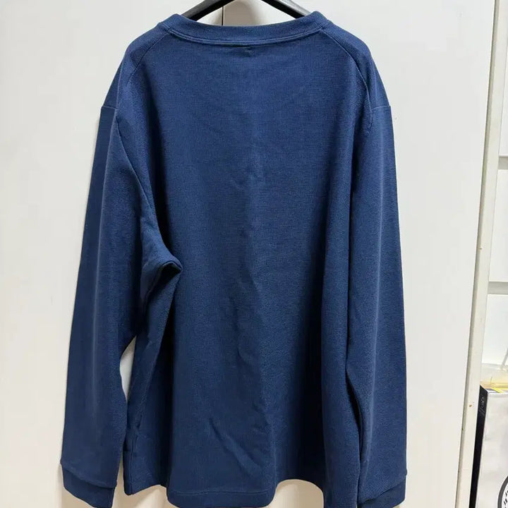[BUNJANG] Lululemon Heavyweight Cotton Textured Long Sleeve Shirt Navy/M / (미착용)룰루레몬_헤비웨이트 코튼 텍스처드 롱슬리브 셔츠_네이비/M